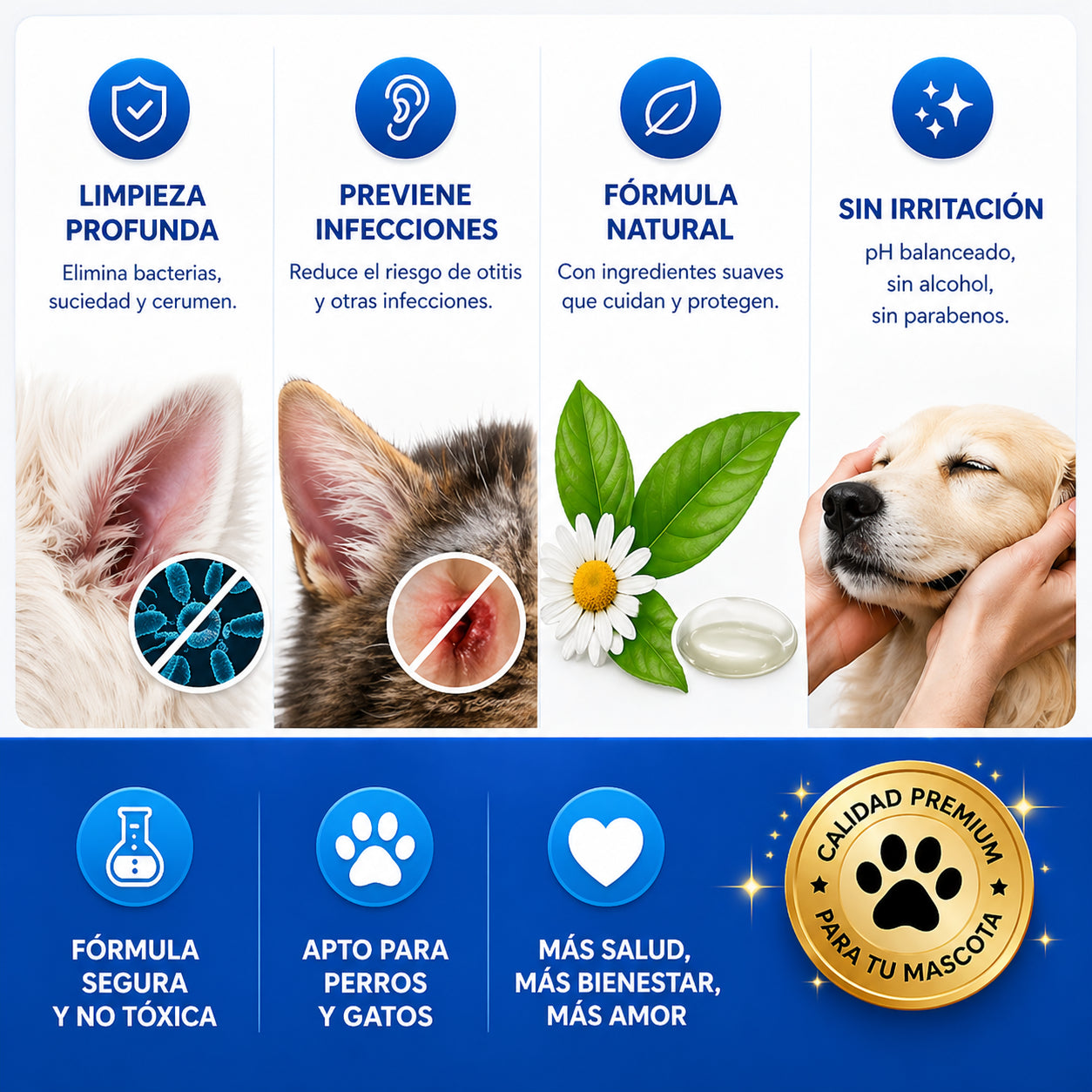 Limpiador de oídos de Peludos
