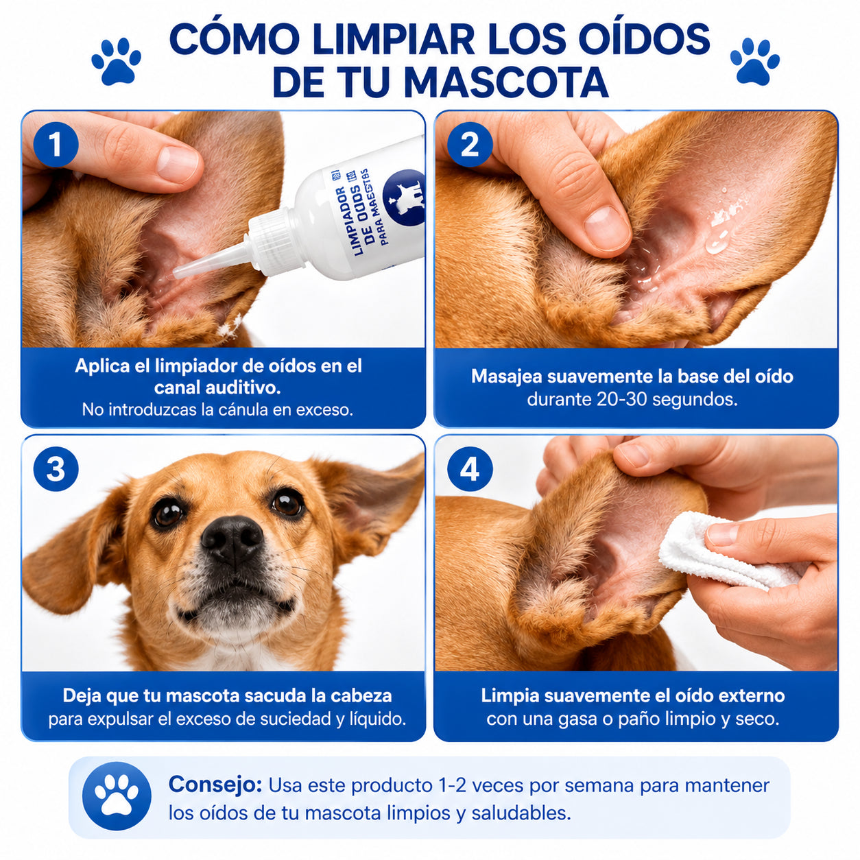 Limpiador de oídos de Peludos